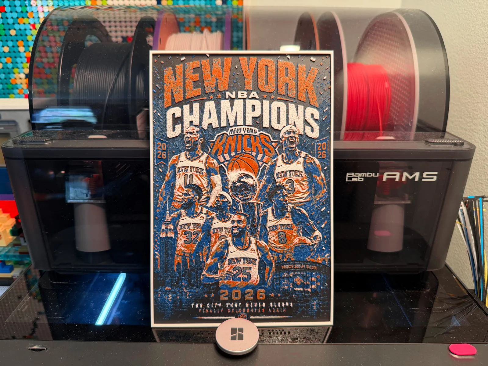 Knicks 2026 NBA Champions HueForge