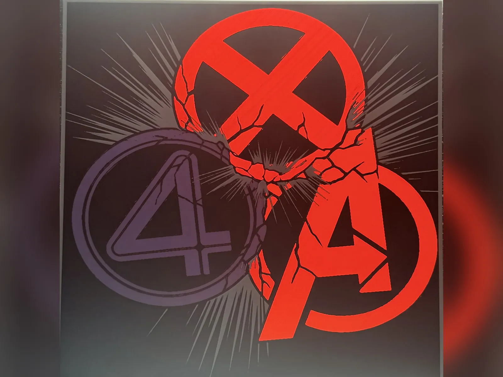 Avengers Doomsday Logo Clash HueForge Print