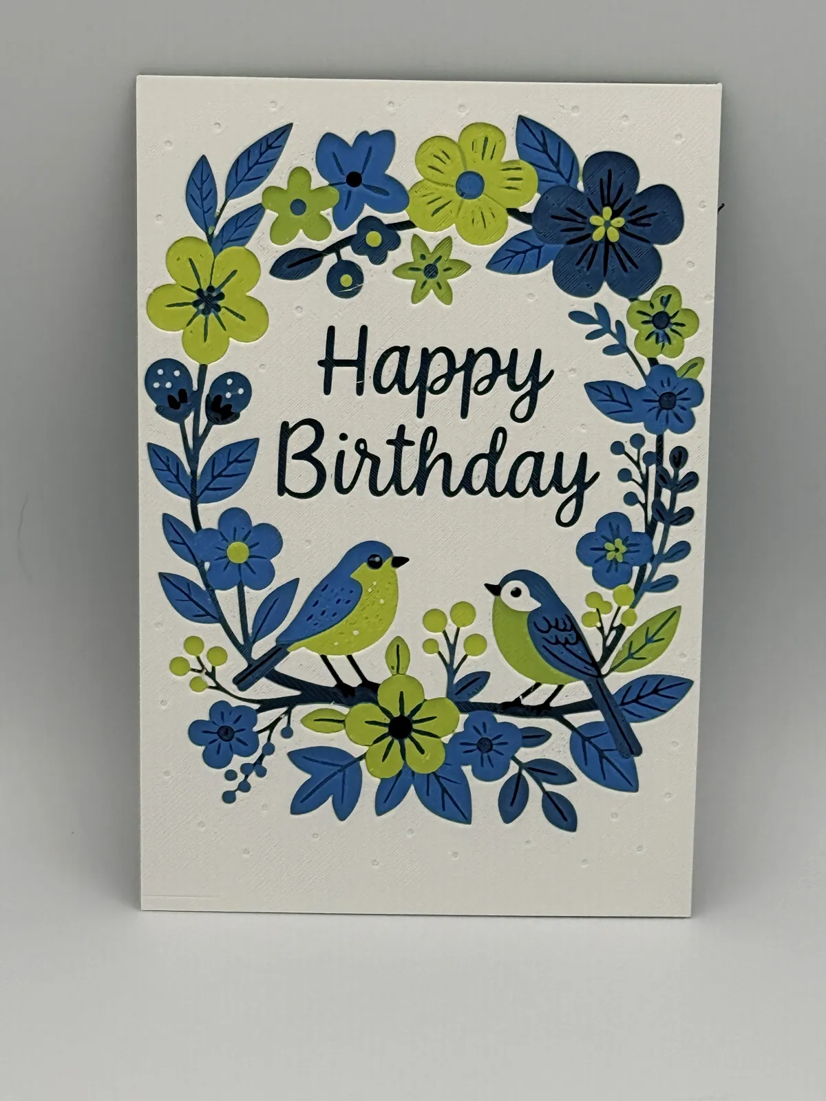 Happy Birthday Greeting Card/Sign Hueforge