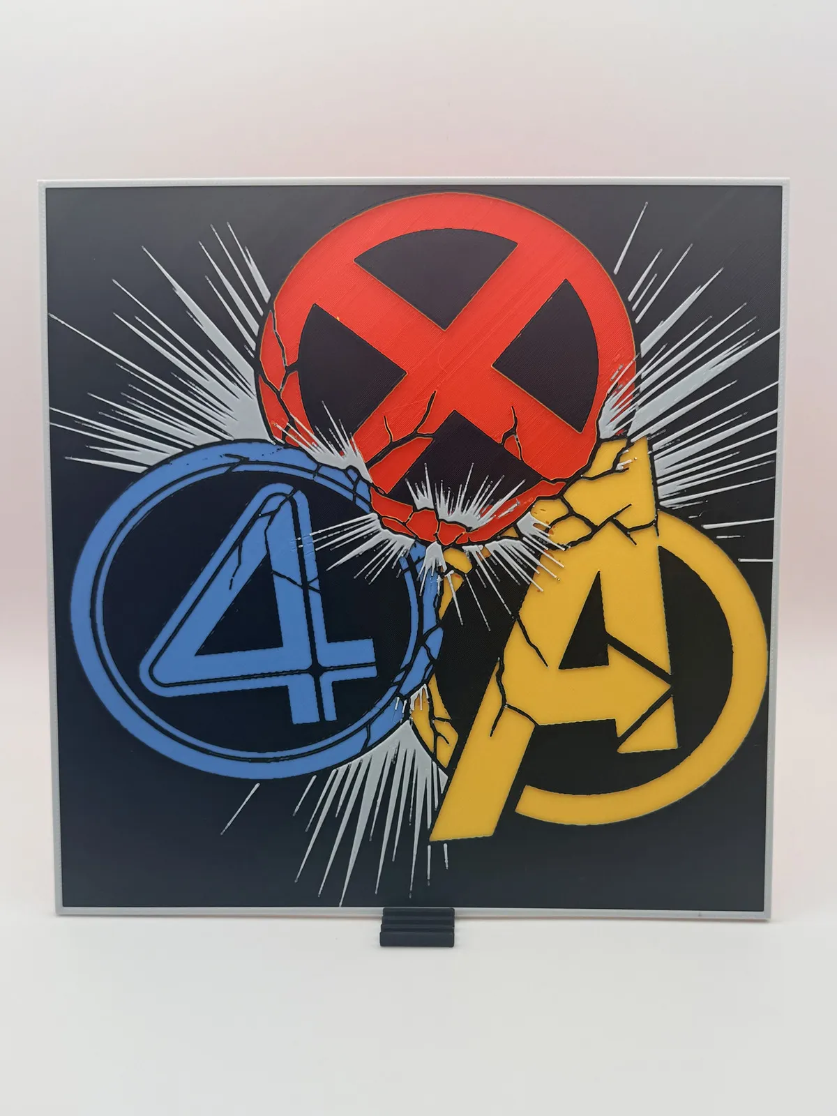 Avengers Doomsday Logo Clash HueForge Print