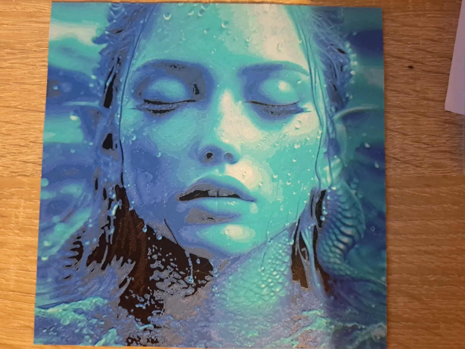 HueForge Art - Mermaid Phantasy CloseUp