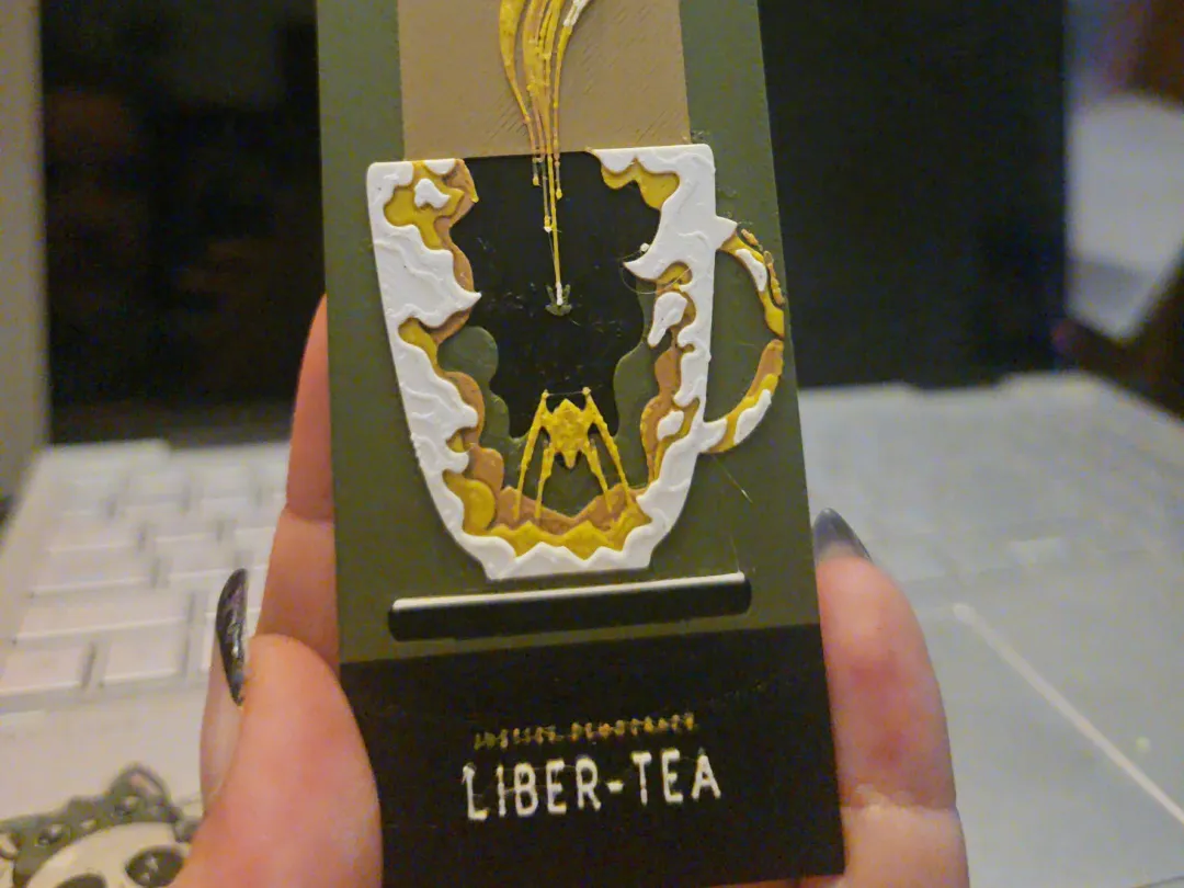 Liber-Tea Bookmark