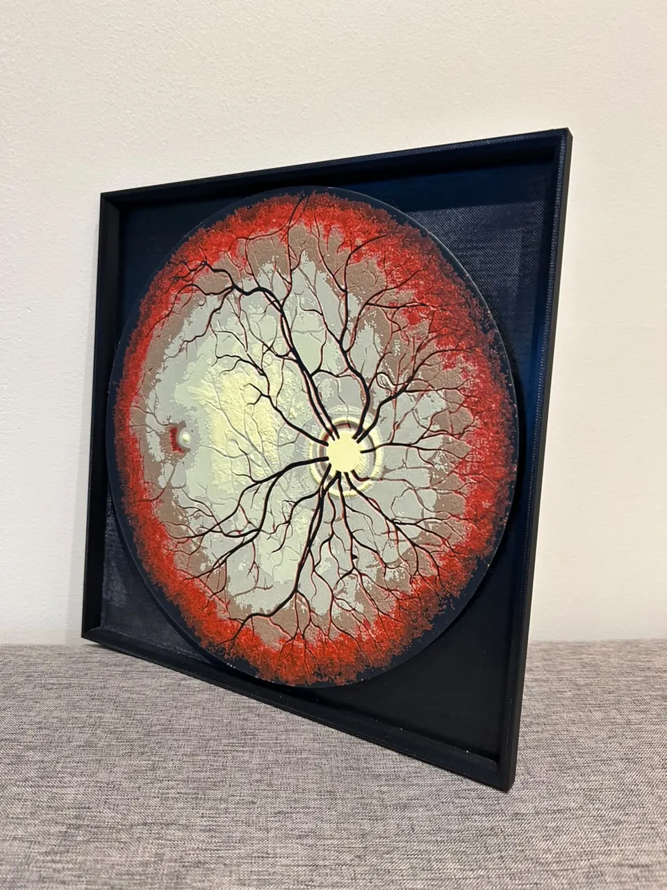 HueForge Quadro - Olho, Fundo de Olho, Moldura
