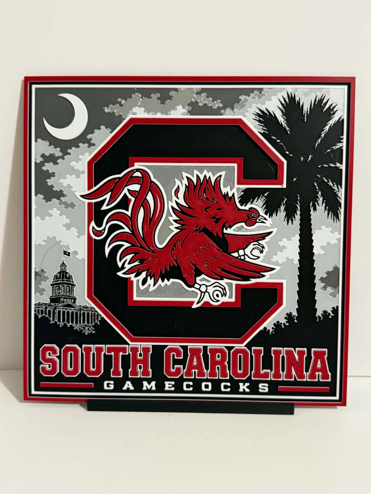 South Carolina Gamecocks Hueforge
