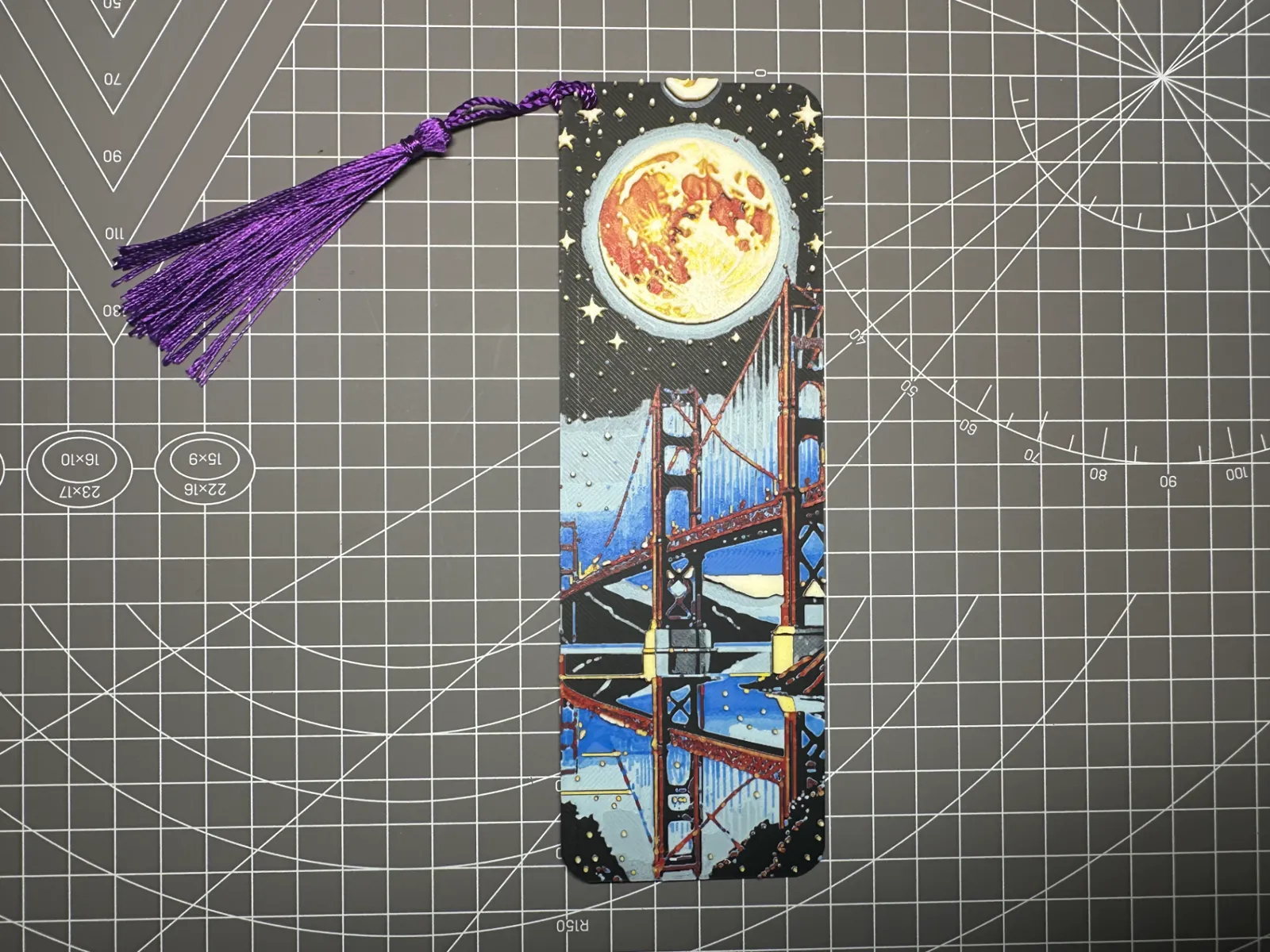 BookMark_GoldenGateBridge_Hueforge