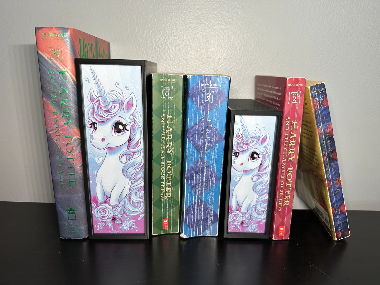 Unicorn Hueforge Bookmarks - 2 sizes