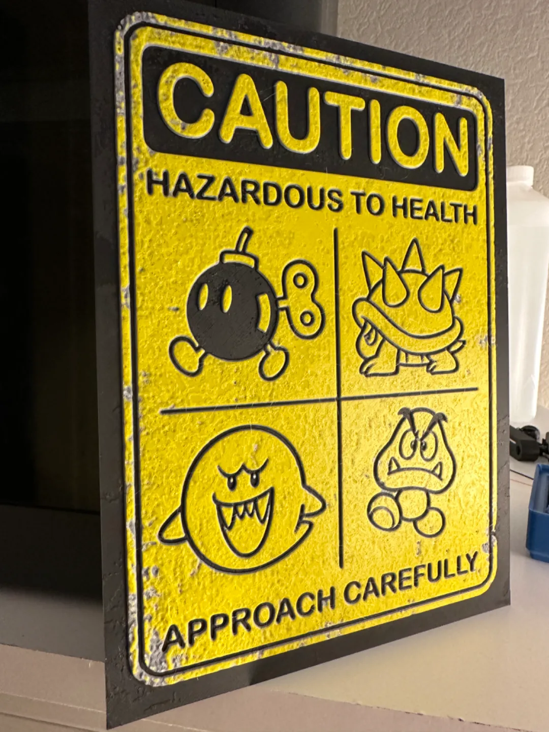 Super Mario Caution Hue Forge