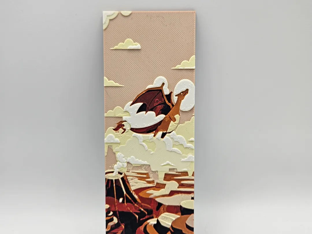 Hueforge pokemon bookmark - Charizard
