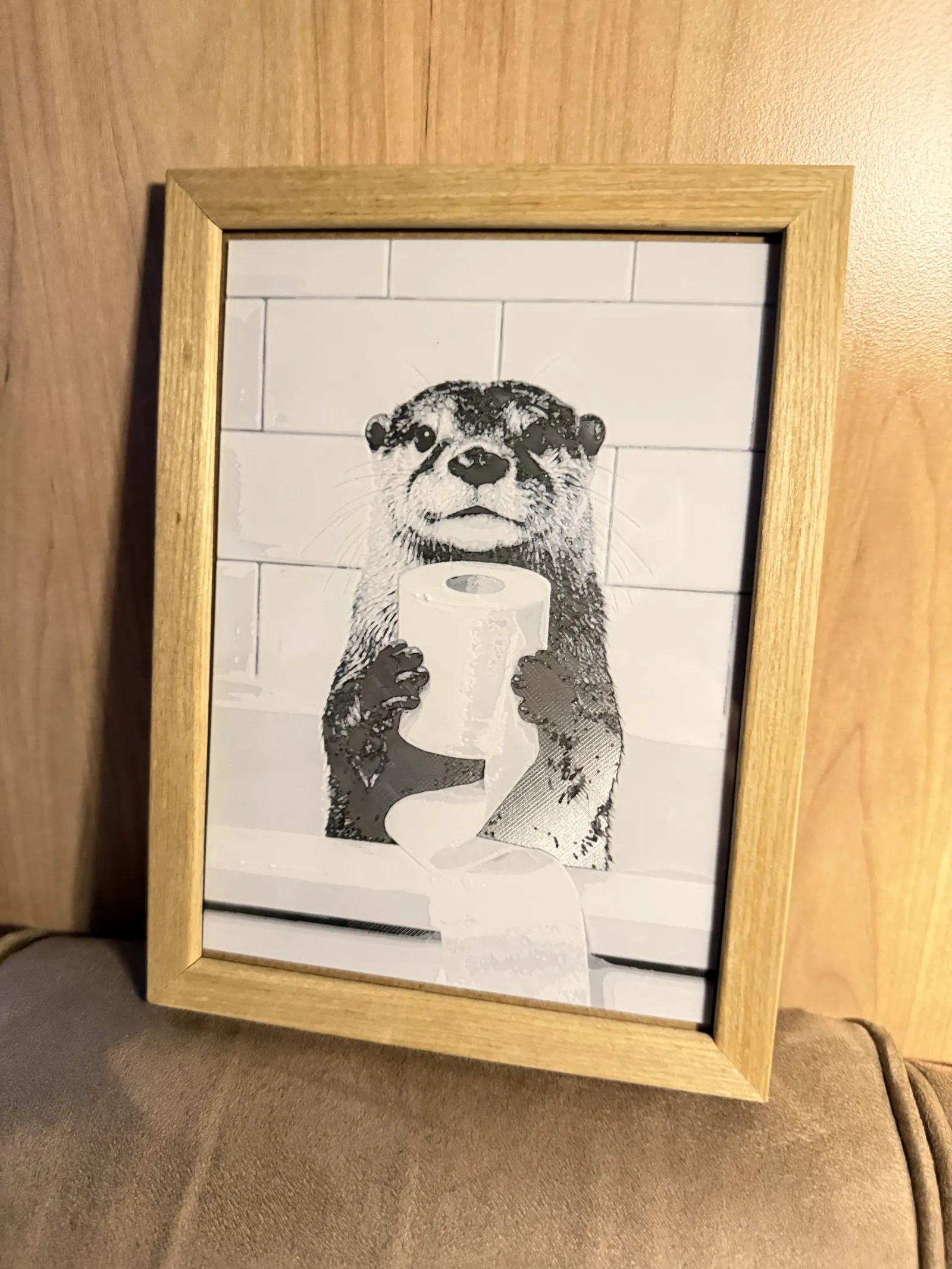 Fischotter im Badezimmer – HueForge