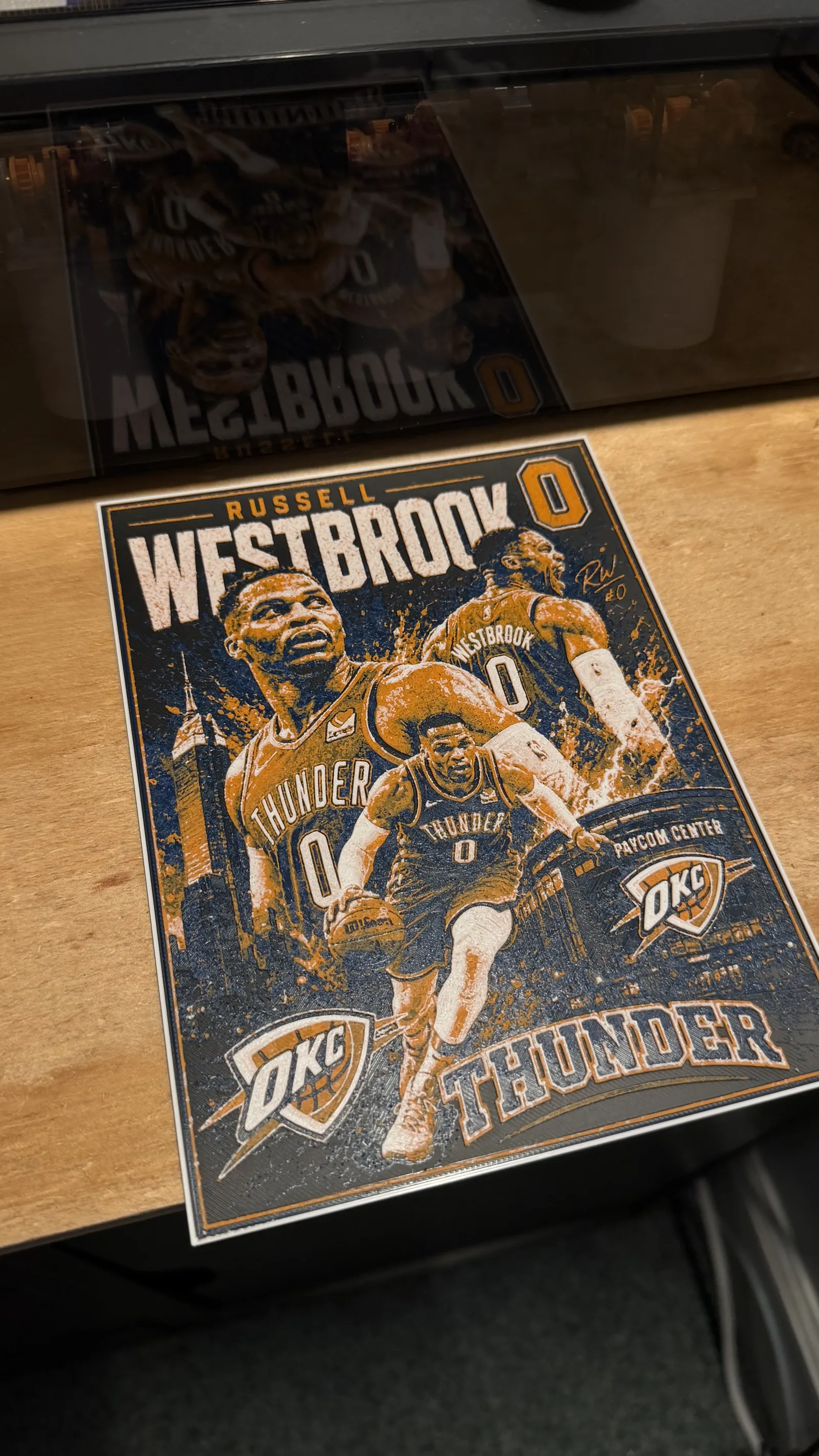 Russell Westbrook Poster HueForge