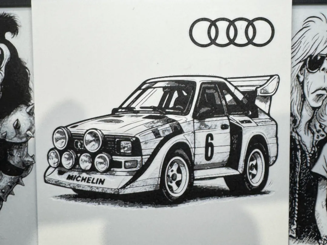 Hue Forge Karikatur Audi Sport Quattro