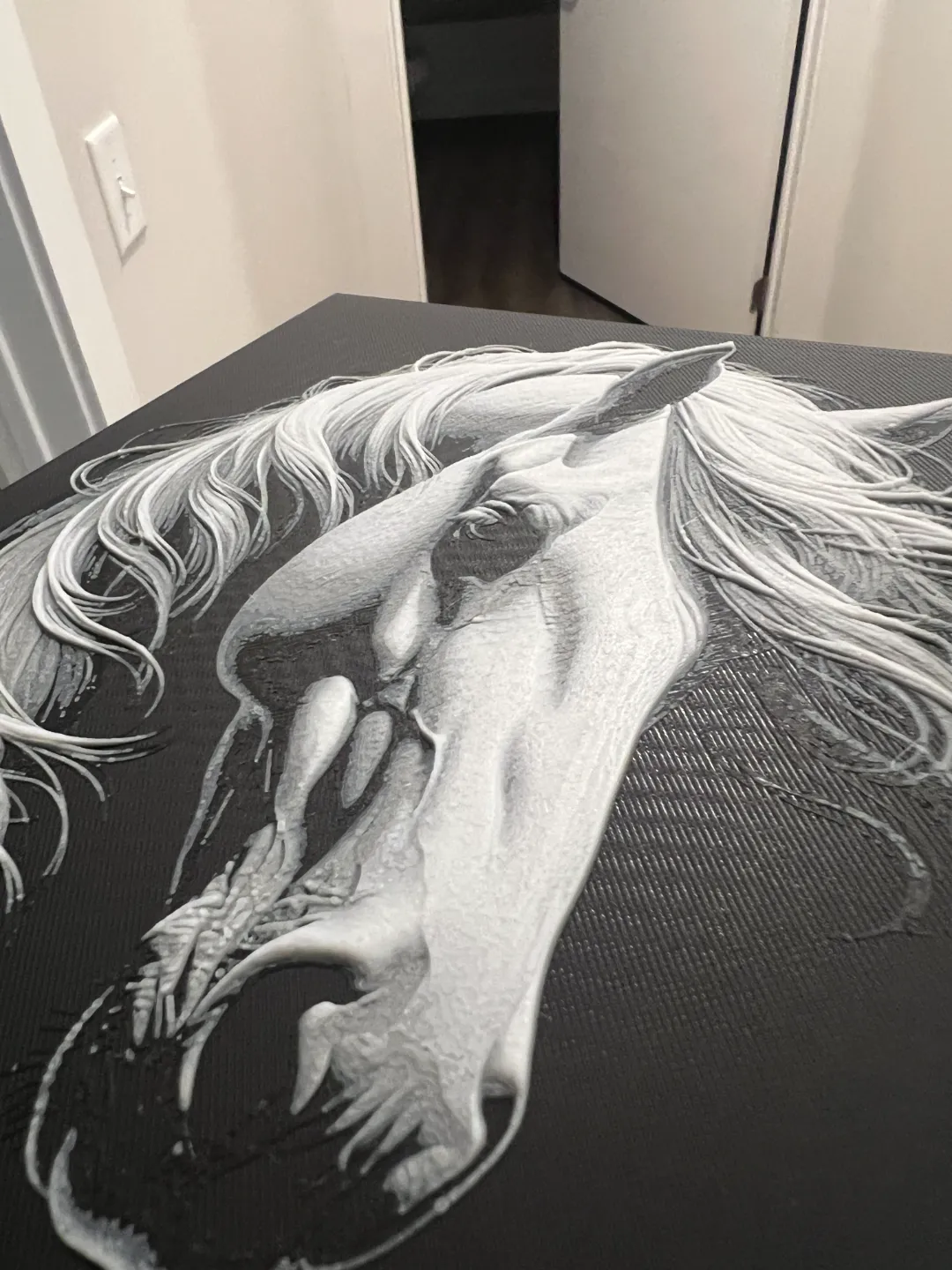 Horse Face Art Hueforge