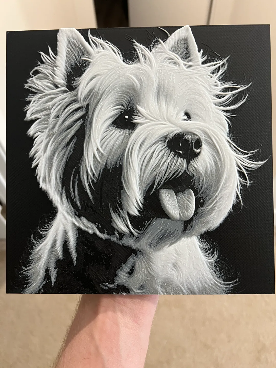 West Highland White Terrier Art Hueforge