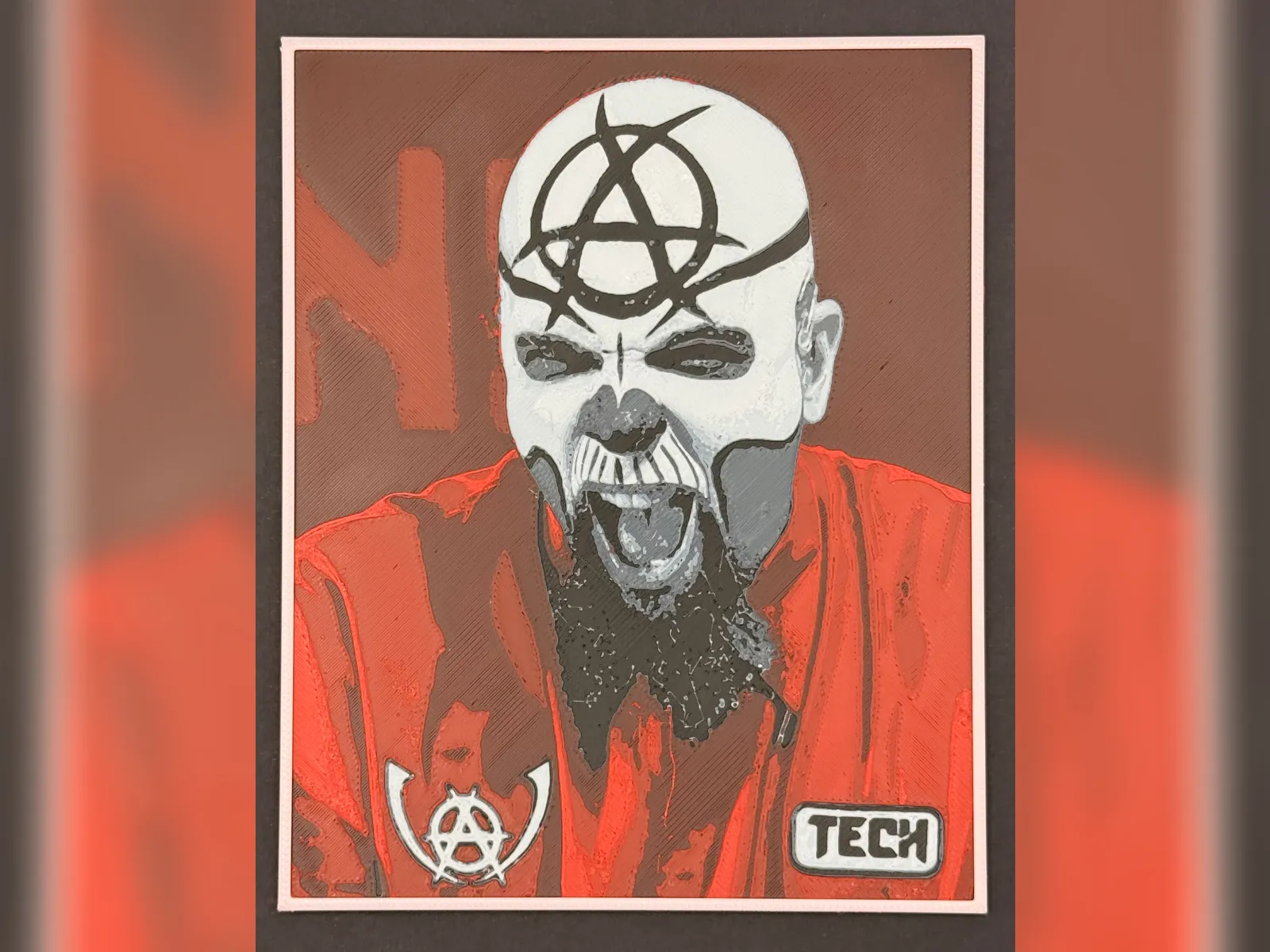 Tech N9ne Hueforge Print