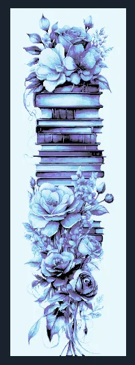 Bookmarks of Books and Flowers - No better Marker around