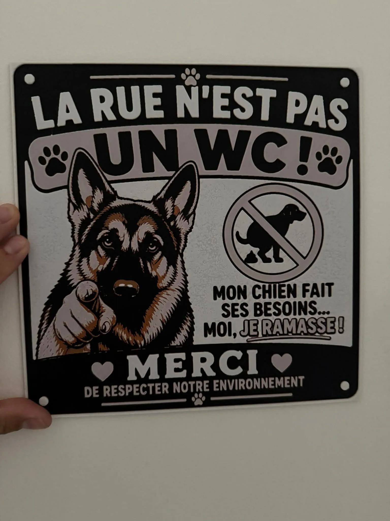 pancarte rue chiens no ams hueforge