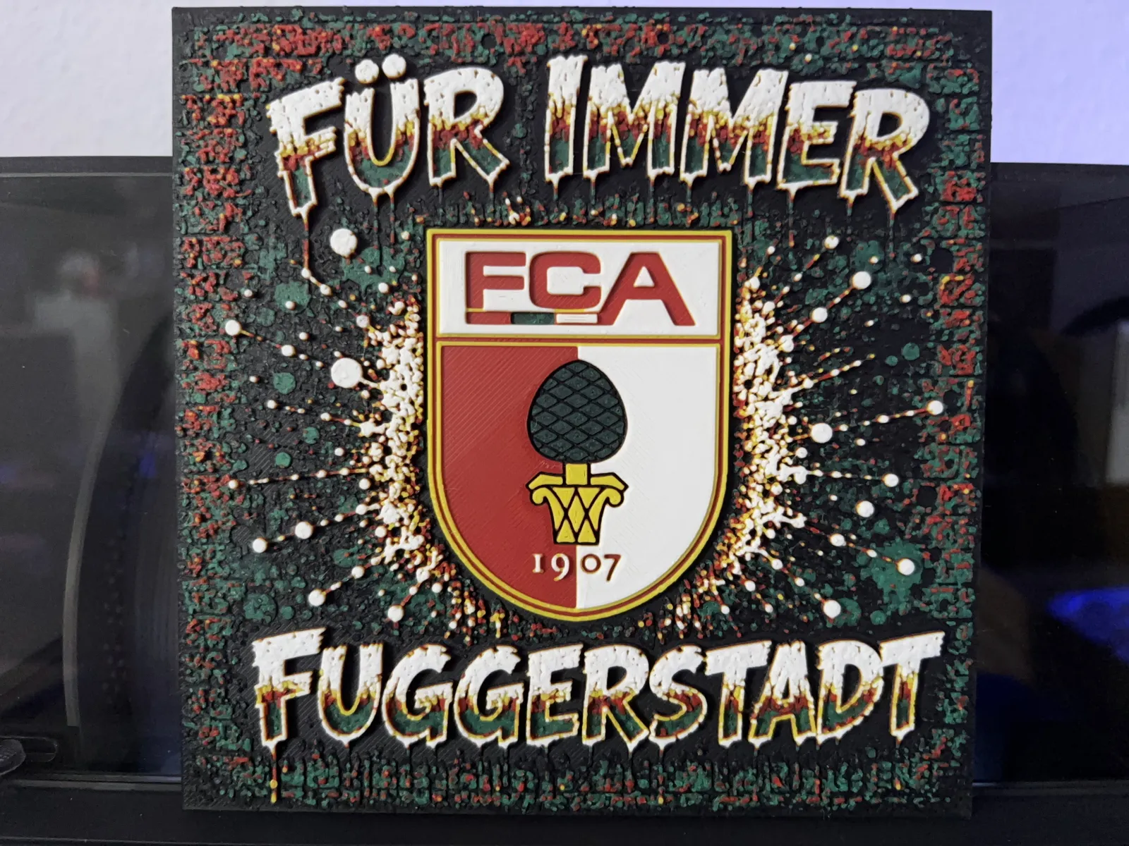 FC Augsburg Fuggerstadt Graffiti Hueforge FCA