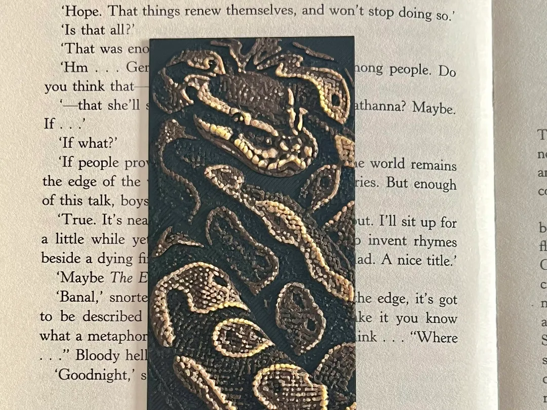 Ball Python Bookmark