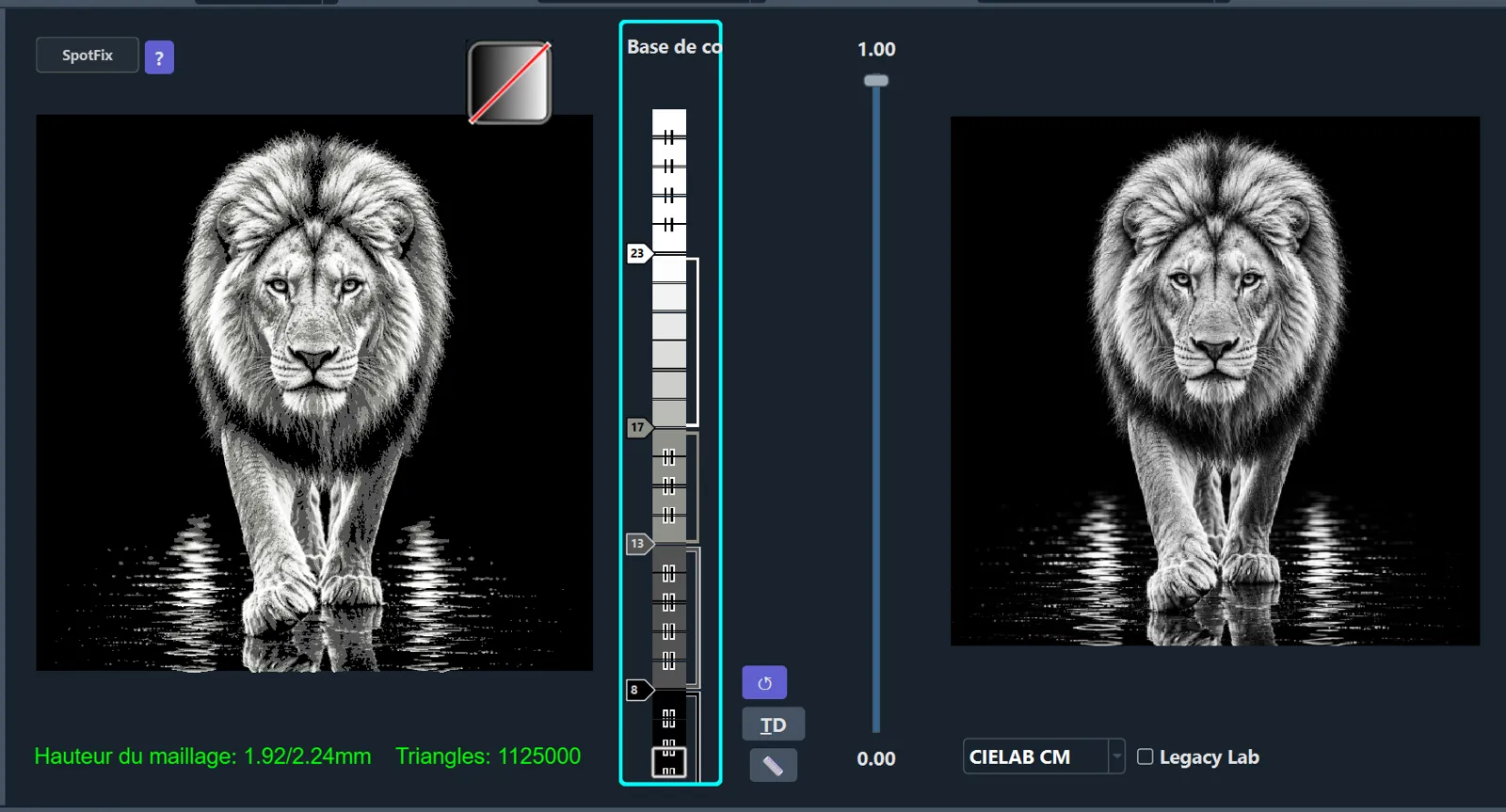 Hueforge - Lion solitaire
