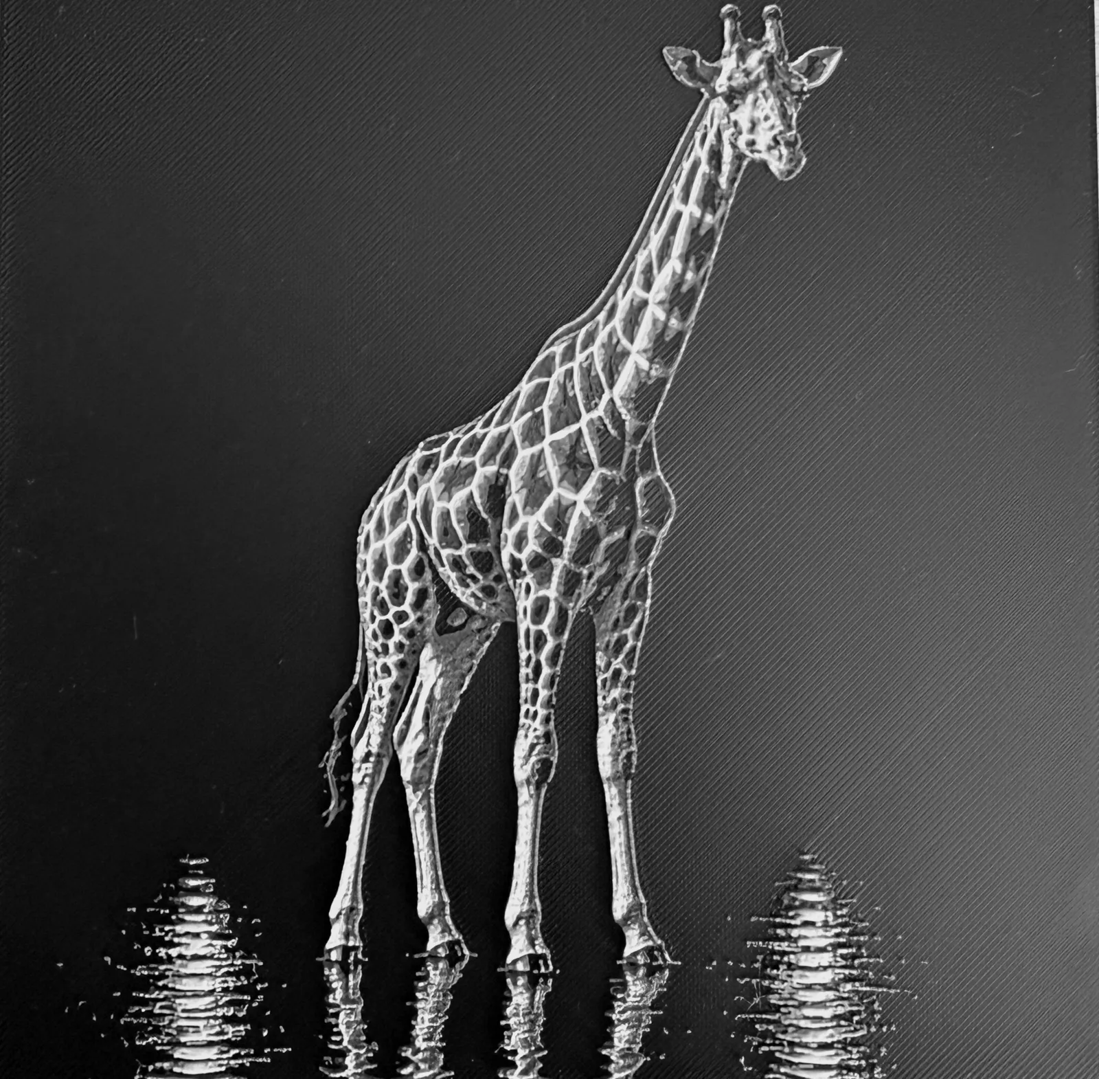 Hueforge - Girafe solitaire