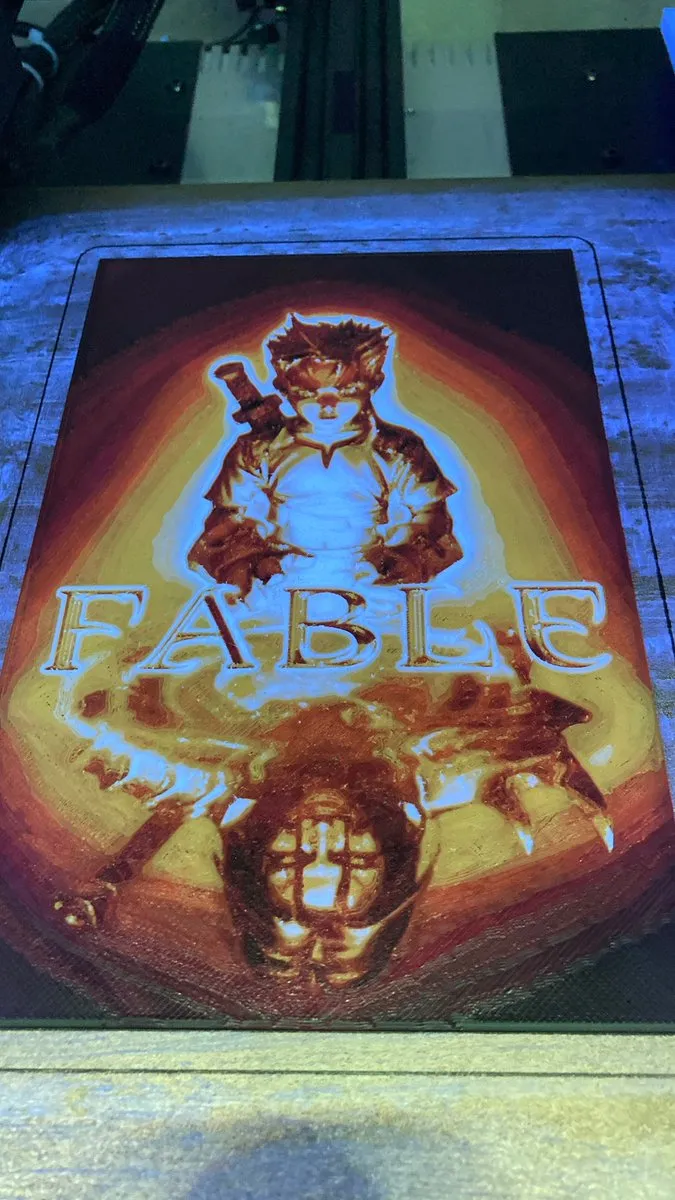 Fable poster - Hueforge