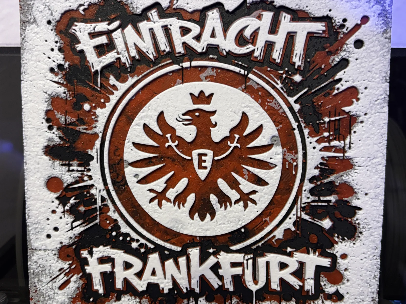 Eintracht Frankfurt Graffiti Style Hueforge