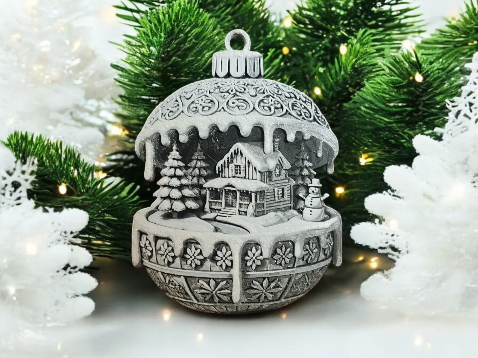 Christmas ornament - Hueforge