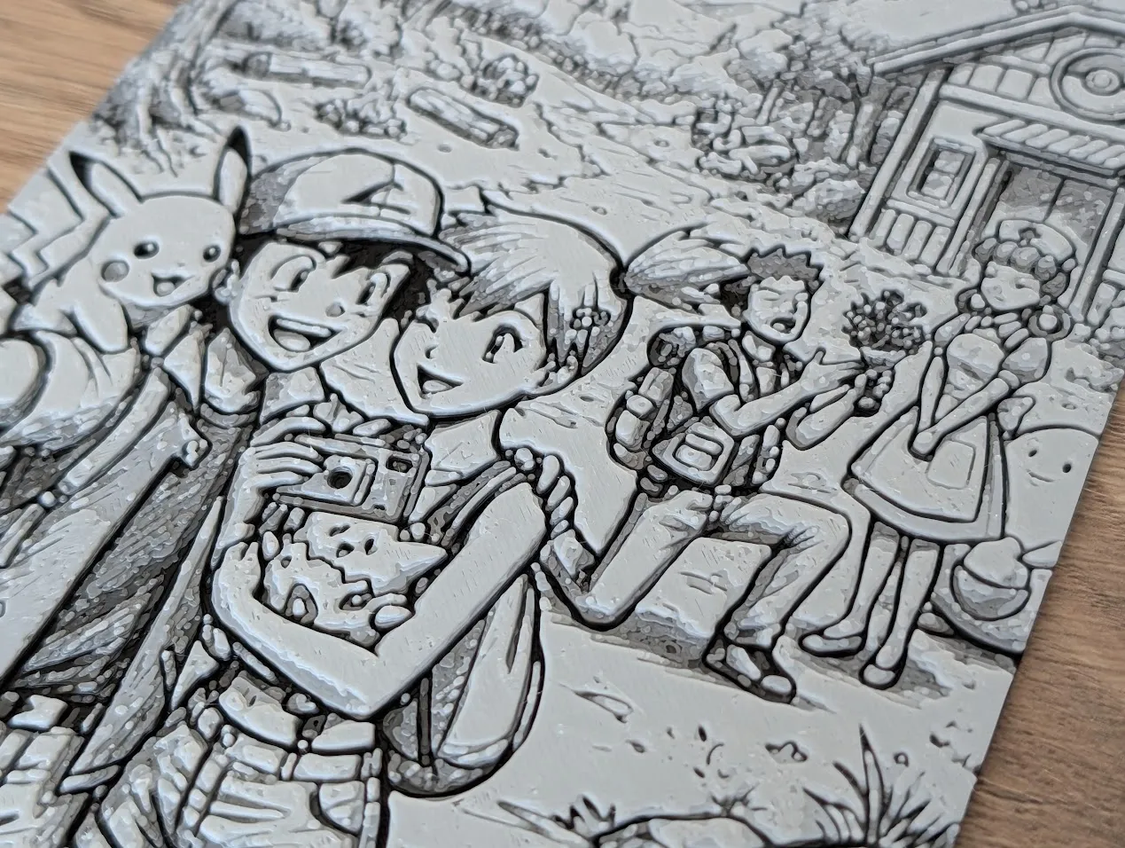 Kanto Journey Selfie Hueforge & Frame