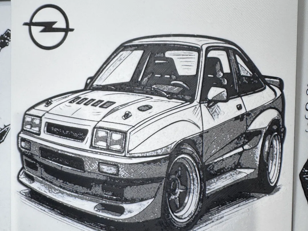 Hue Forge Karikatur – Opel Manta