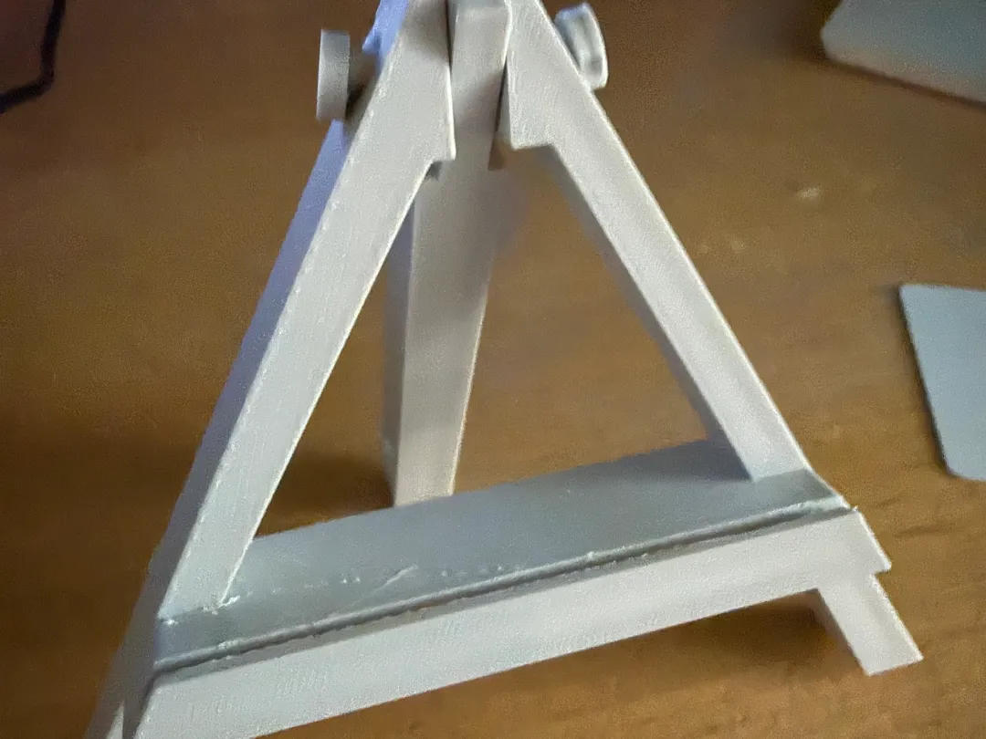 Easel stand for price cards or display for photos