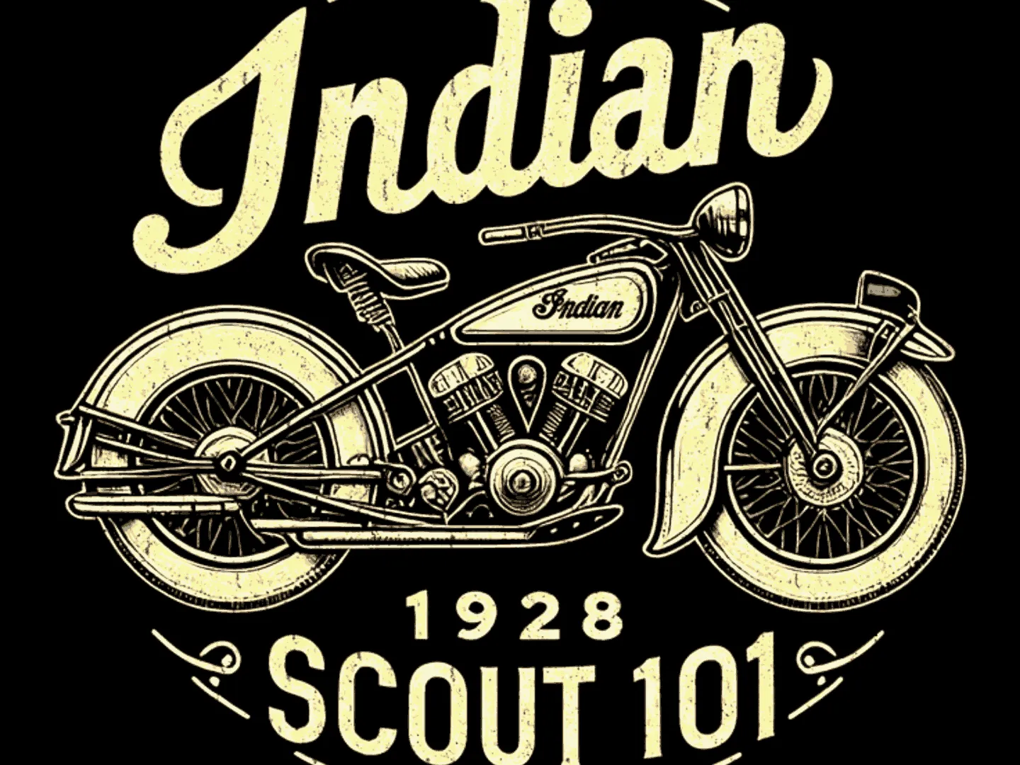 Indian Scout 101 - Filament Painting (HueForge)