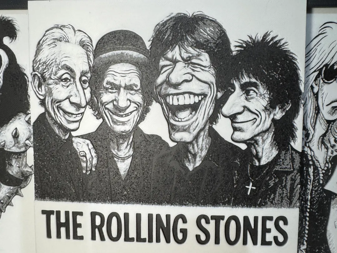 Hue Forge Karikatur Rolling Stones
