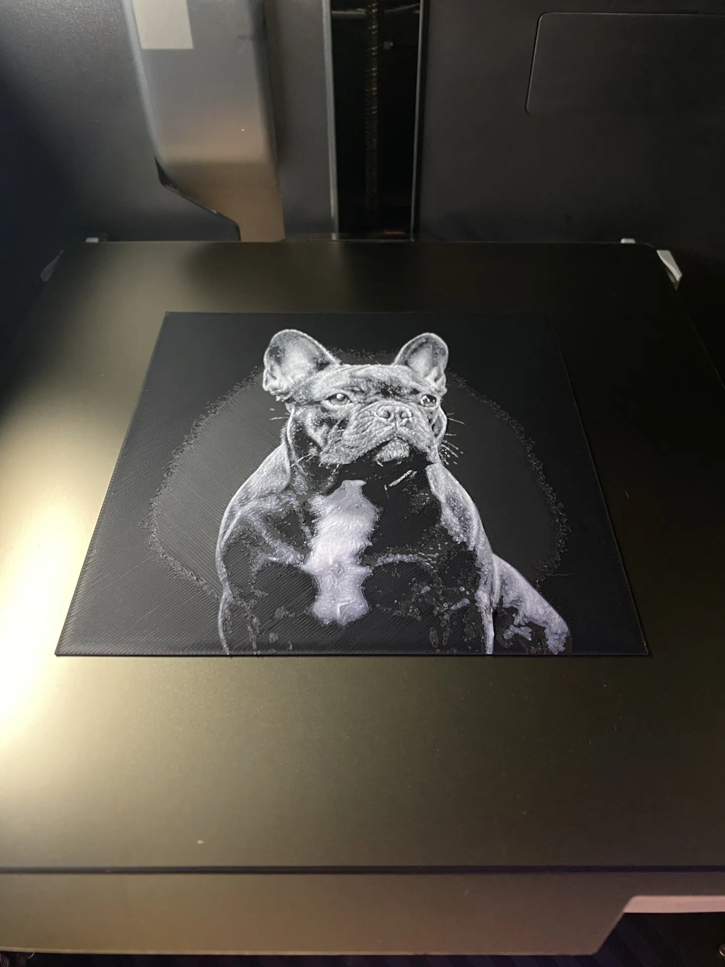 French Bulldog Hueforge