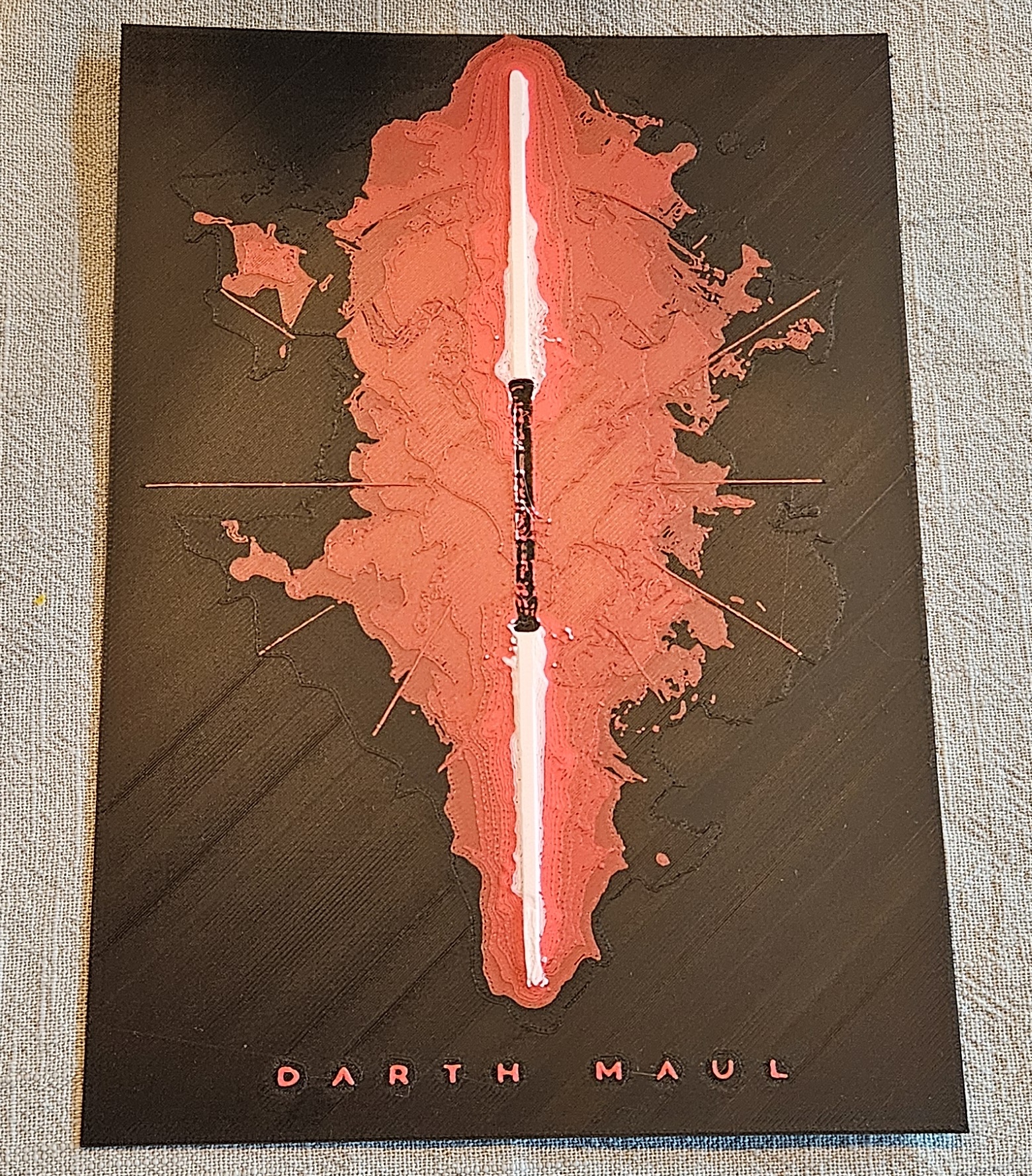 Star Wars Darth Maul lightsaber