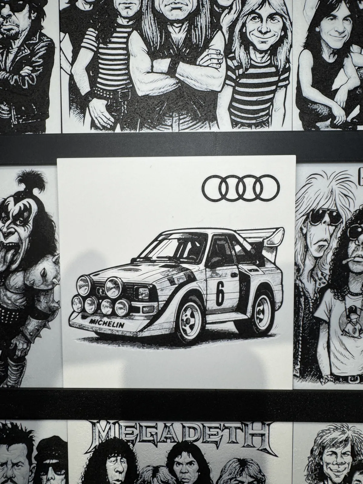 Hue Forge Karikatur Audi Sport Quattro