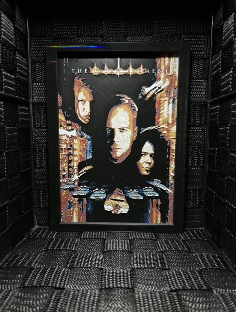 Hueforge Movie Poster - Fifth Element -