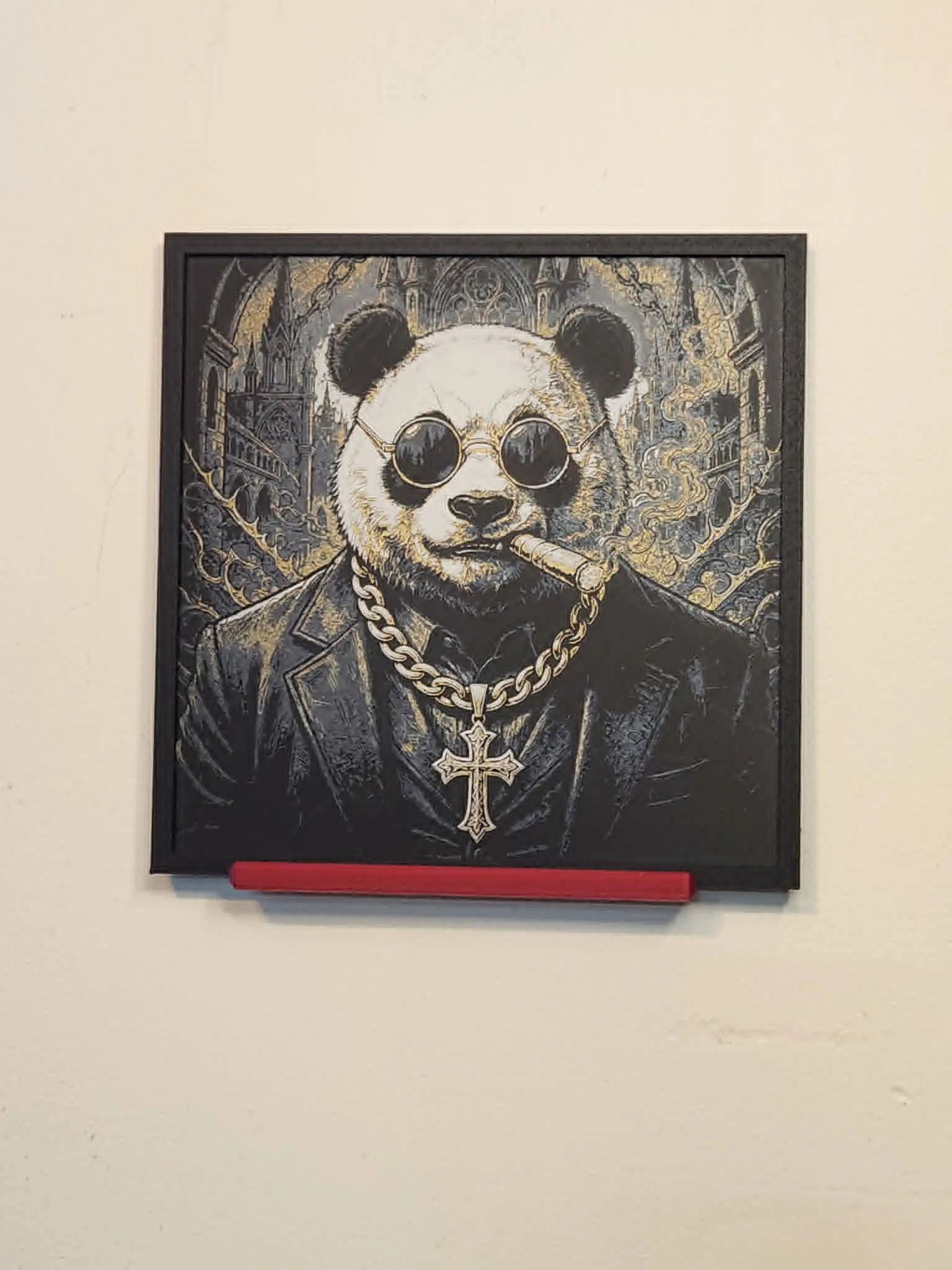 Gangster Panda HueForge