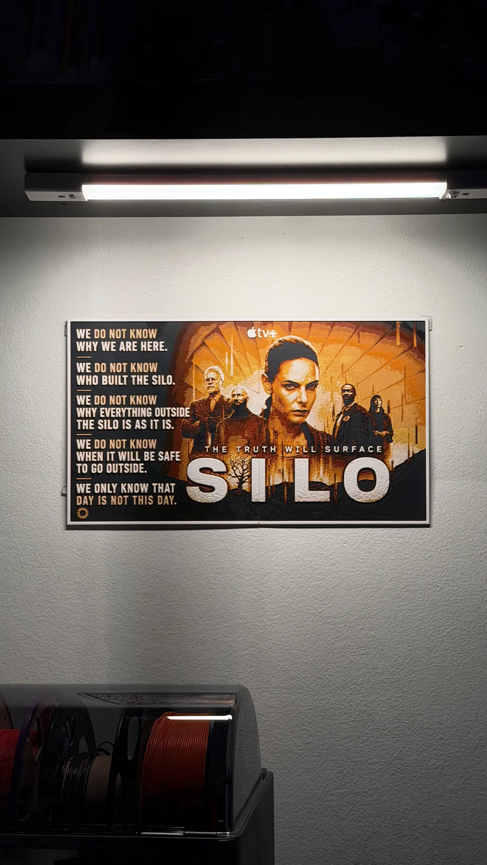 Silo TV Show HueForge Poster