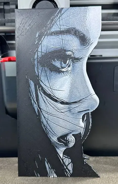 Girl face hueforge