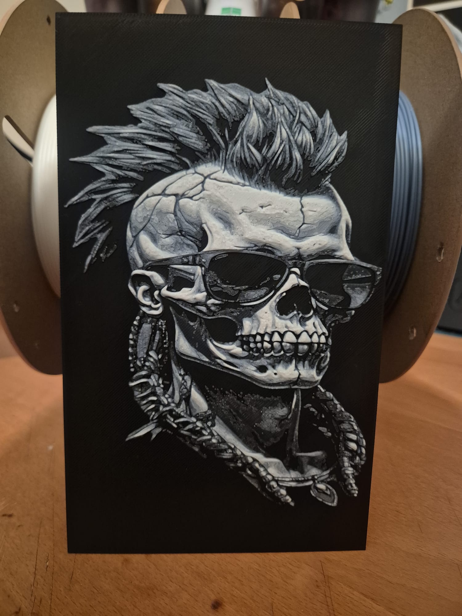 skull punk hueforge