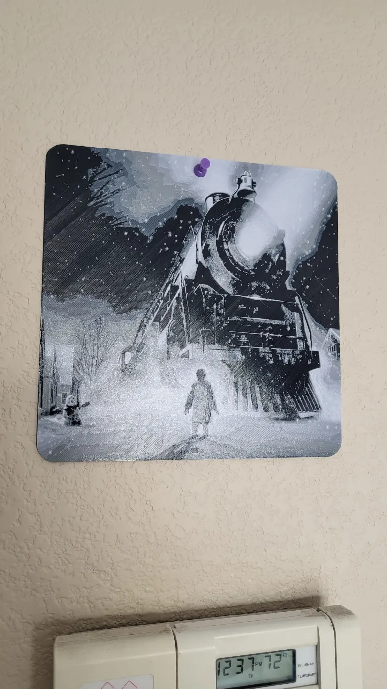 Polar Express Train (Hue Forge)