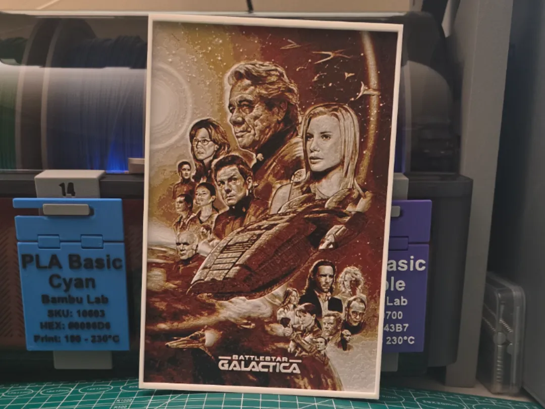 Battlestar Galactica Poster - Hueforge Art