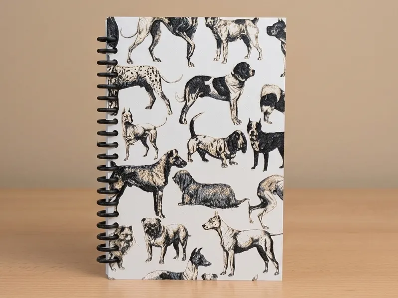 Dogs wallpaper notebook cover