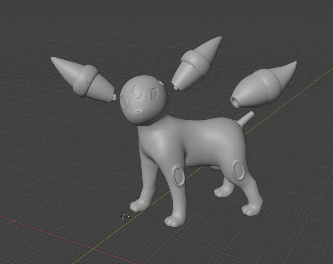 Life Size UMBREON Custom Made Pokémon Statue