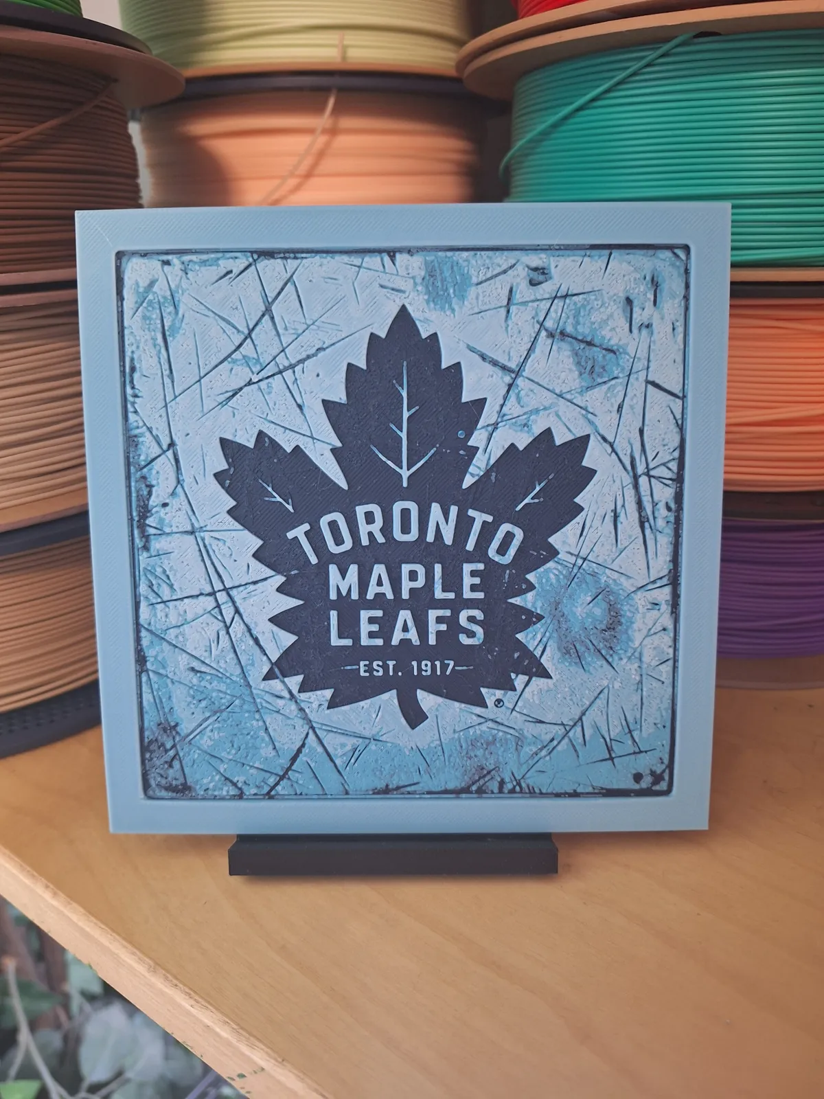 Toronto Maple Leafs - Hueforge Wall Art