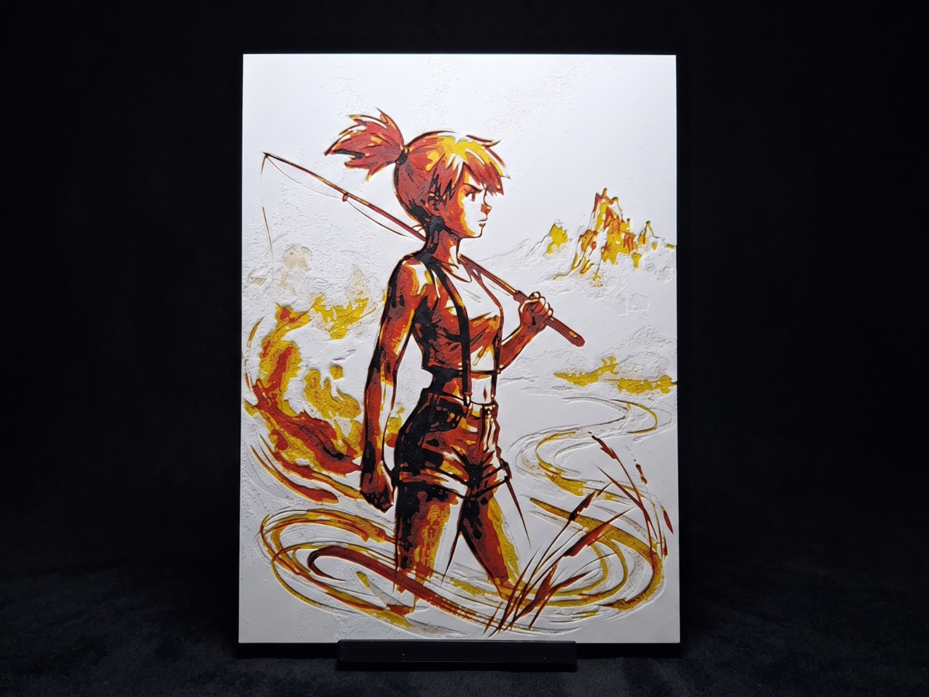 Misty Portrait - Hueforge Wall Art