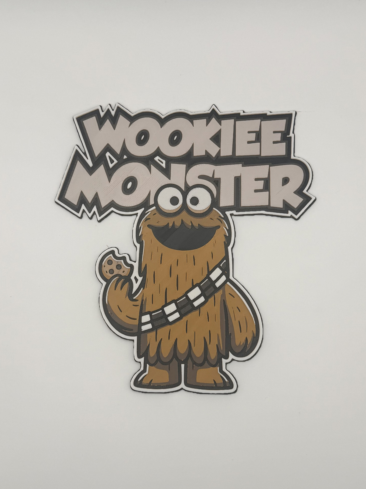 Wookiee Monster Sticker Cutout