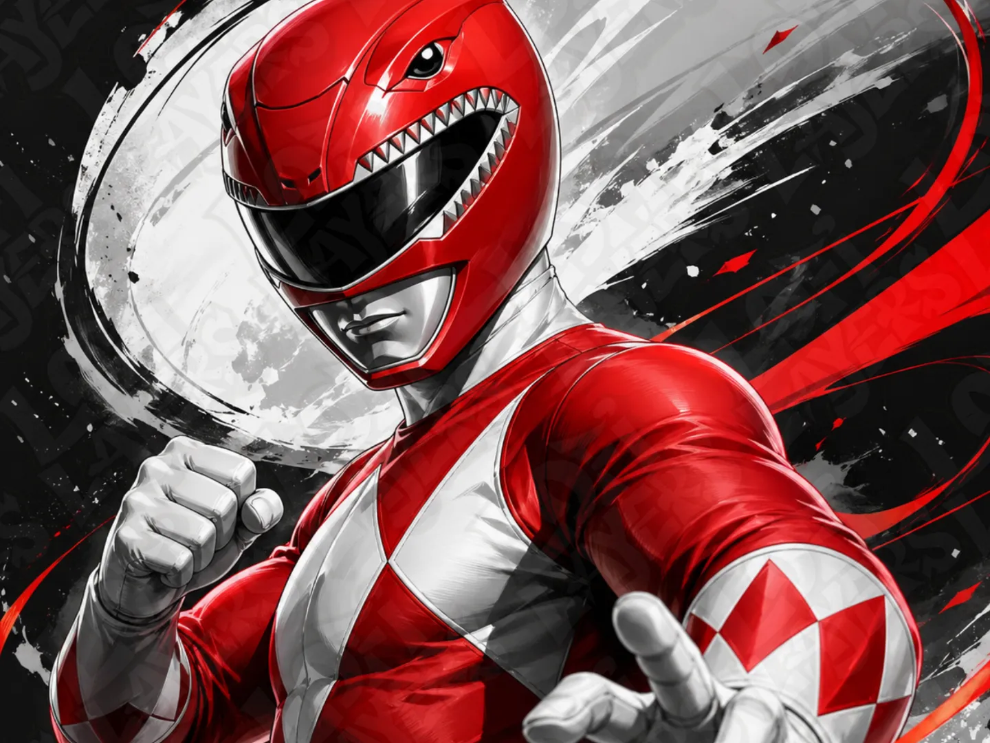 Red Power Ranger Hueforge