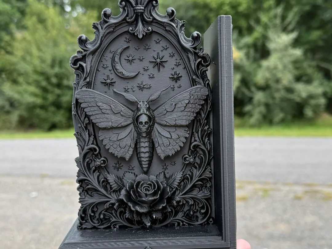 Deathshead Moth Bookend