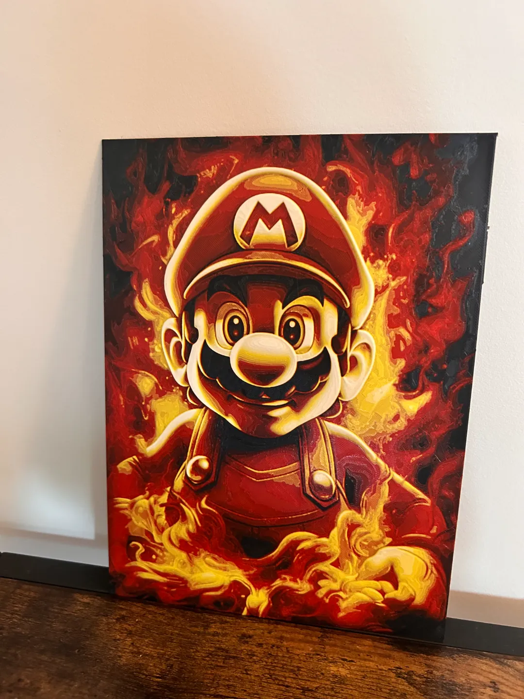 Mario Fire HueForge